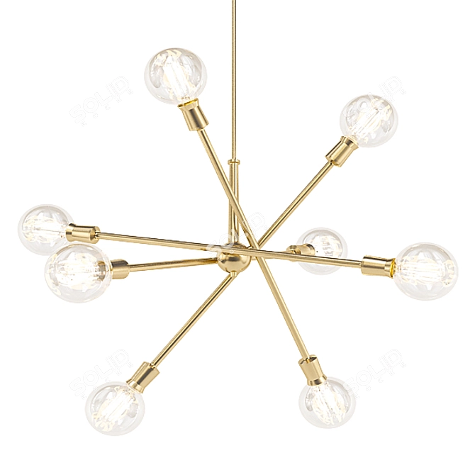 Modern Chandelier Collection 3D model image 5