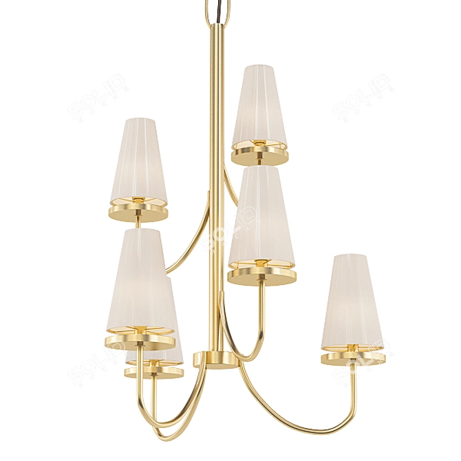 Contemporary Chandelier Collection 3D model image 3