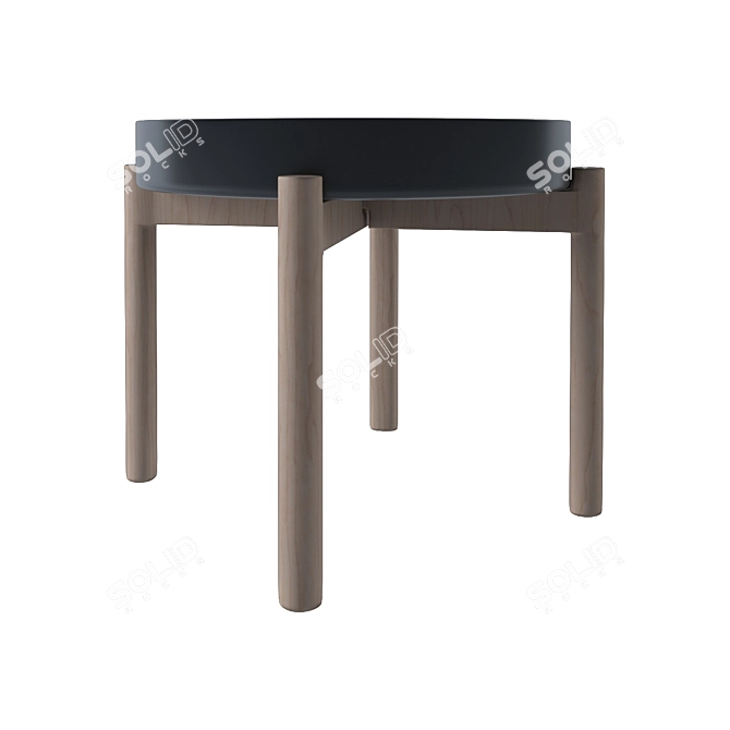Birch Gray Coffee Table 3D model image 1