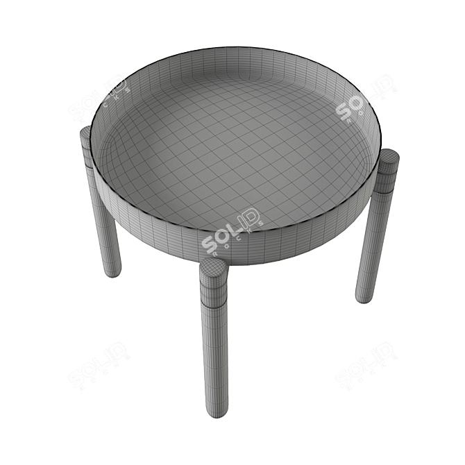 Birch Gray Coffee Table 3D model image 3