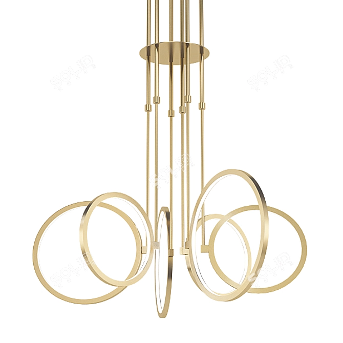 Title: Modern Chandeliers Collection 3D model image 2