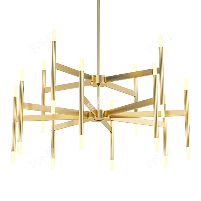 Title: Modern Chandeliers Collection 3D model image 4