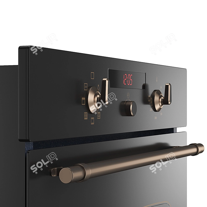 Samsung Retro Oven NV70H3350CB 3D model image 3