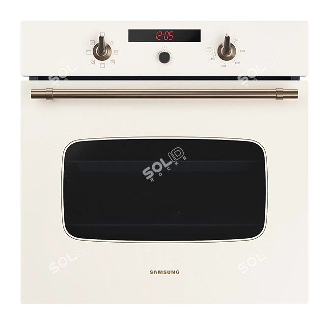 Samsung Retro NV70H3350CE Electric Oven 3D model image 1