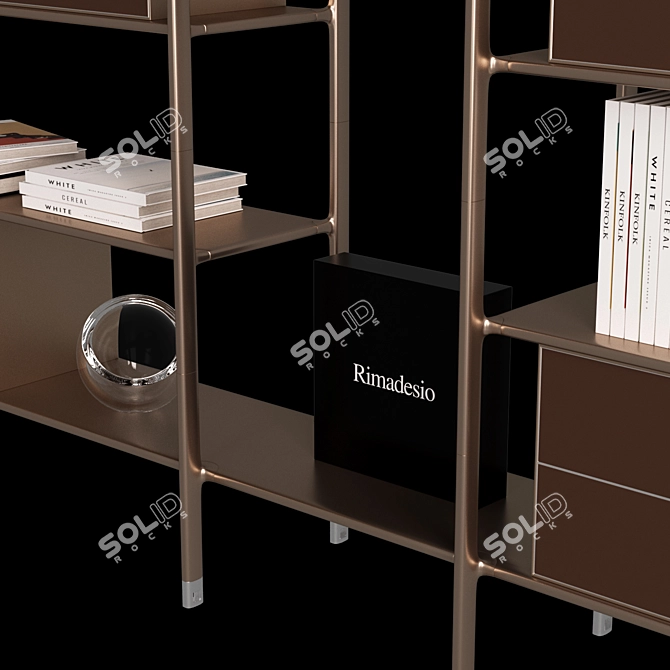 Rimadesio Wind: Sleek & Spacious Wardrobe 3D model image 3