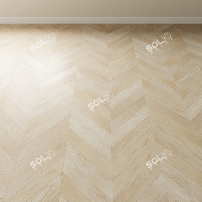 Coswick Oak Vanilla Parquet 3D model image 3