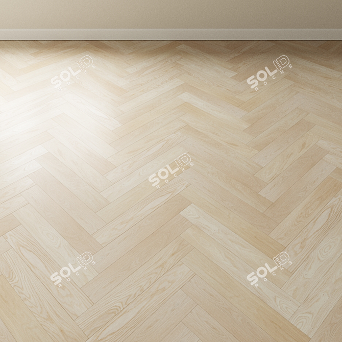 Coswick Oak Vanilla Parquet 3D model image 4