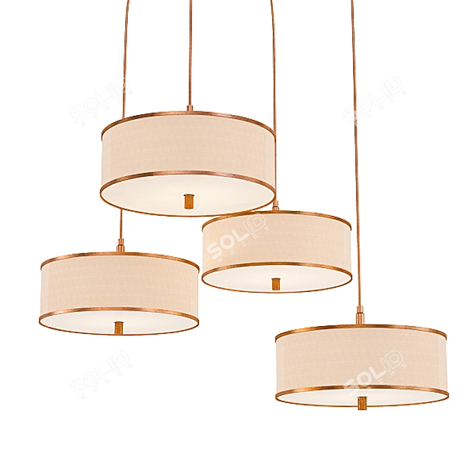 Modern Chandelier Collection 3D model image 3