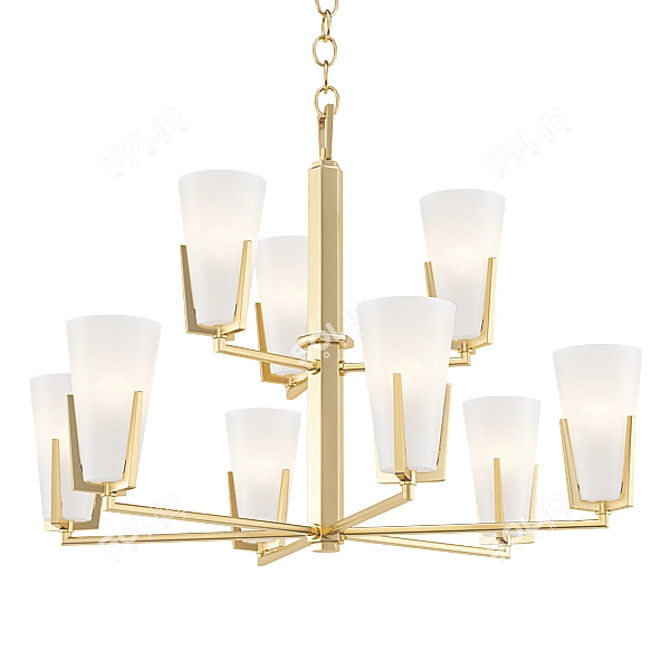 Modern Chandelier Collection 3D model image 4