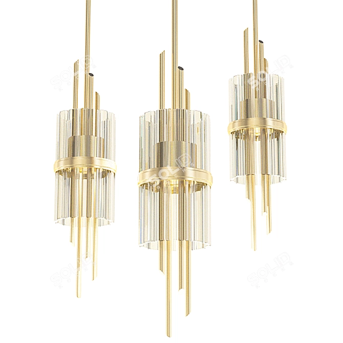 Modern Chandelier Collection 3D model image 5