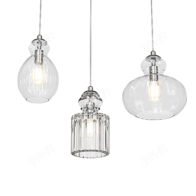 Modern Chandelier Collection 3D model image 4