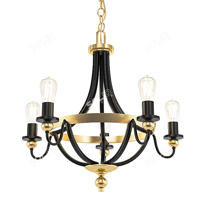 Modern Chandelier Collection 3D model image 5