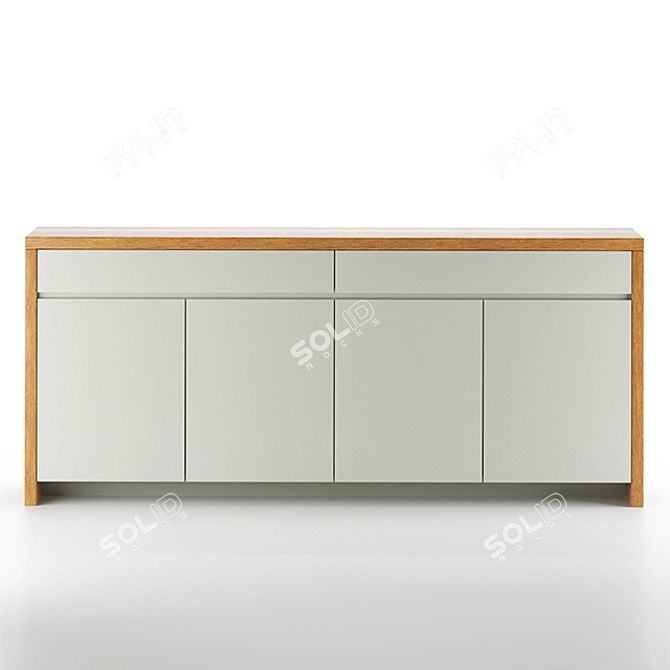 Modern Apolo Buffet - Sleek Sideboard with Ample Storage 3D model image 1