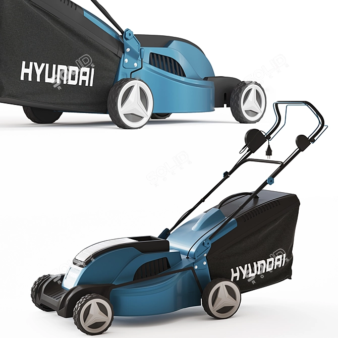 Powerful 4600S Lawn Mower 3D model image 2