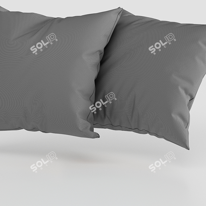 Patterned Cotton Pillows from H&M 3D model image 5