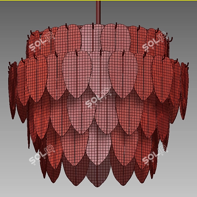 Glowing Grove Essence Chandelier 3D model image 3