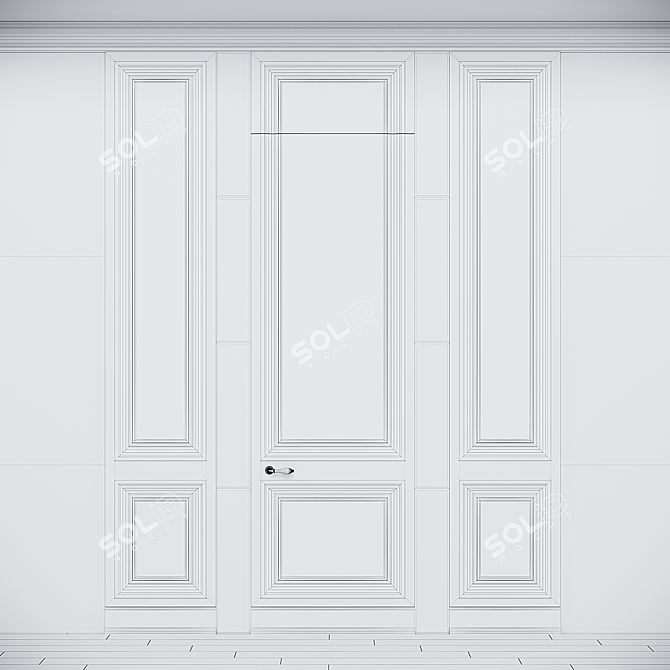  Secret Passage Door  3D model image 2