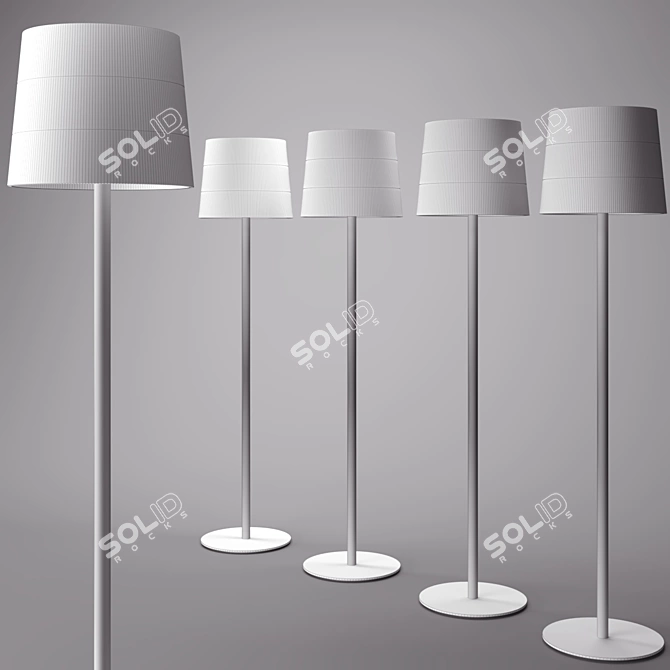 Aurora: The Sisters Floor Lamp 3D model image 2