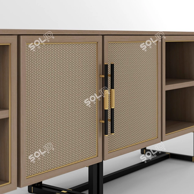 Mykonos Sideboard: Elegant and Functional 3D model image 3