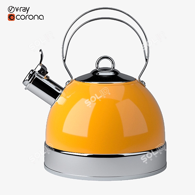 Versatile Stovetop Kettle 3D model image 1