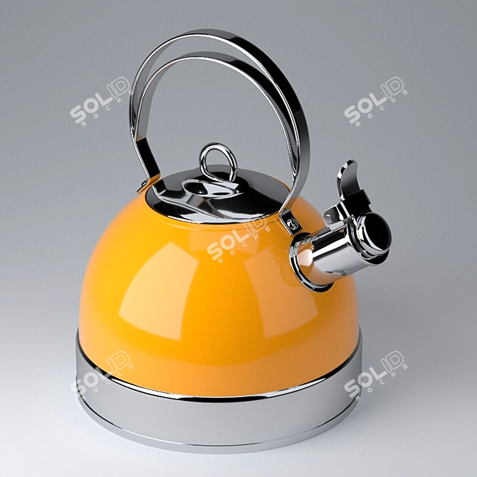 Versatile Stovetop Kettle 3D model image 2