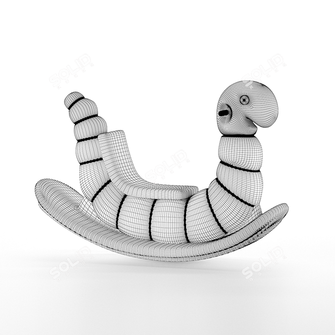 Wiggly Fun Earthworm Seesaw 3D model image 6