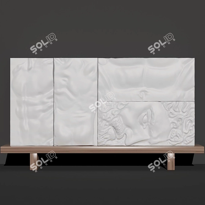 Versatile 3D Max Dresser 3D model image 1