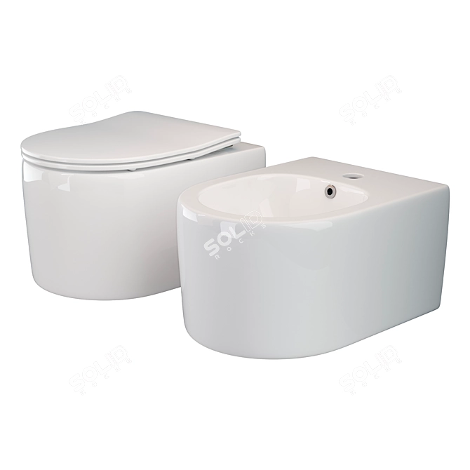 Moments Pendant Bidet - CN3004 3D model image 1