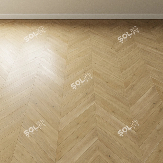 Stonehenge Bleached Oak Parquet 3D model image 2