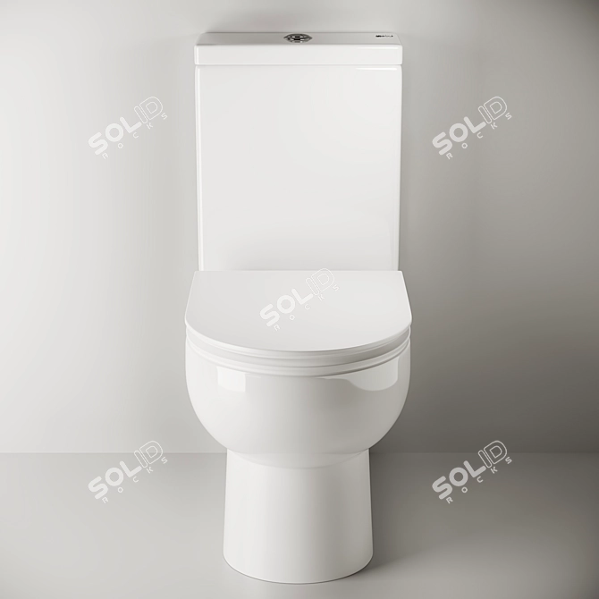 Cult_CN1201C Floor-Mounted Toilet 3D model image 3