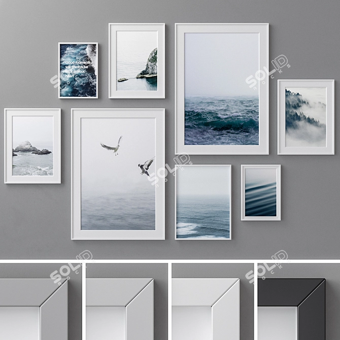 Multi-Color Frame Set: 4 Colors 3D model image 1