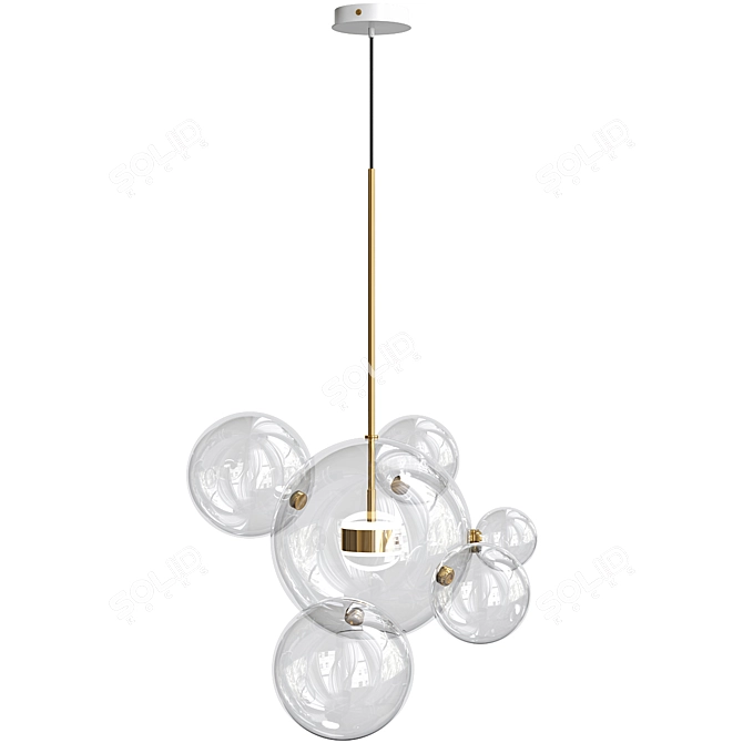 Bolle Pendant 06 Bubble - Modern Lighting Statement 3D model image 2