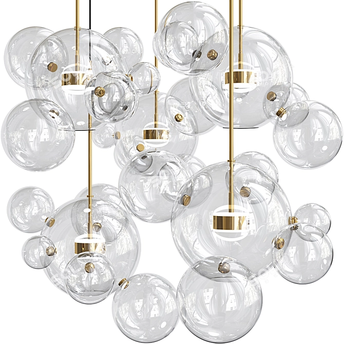 Bolle Pendant 06 Bubble - Modern Lighting Statement 3D model image 4