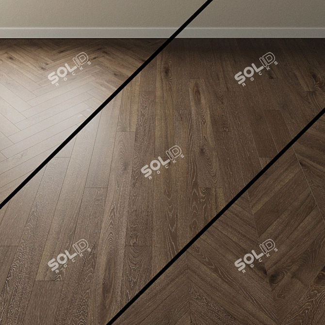 Smoky Topaz Oak Parquet 3D model image 1