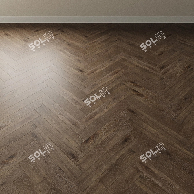 Smoky Topaz Oak Parquet 3D model image 3