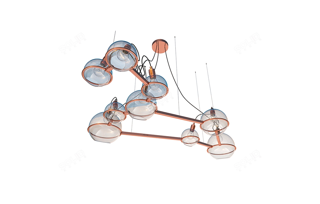 Celestial Leo Chandelier | 20897 3D model image 2