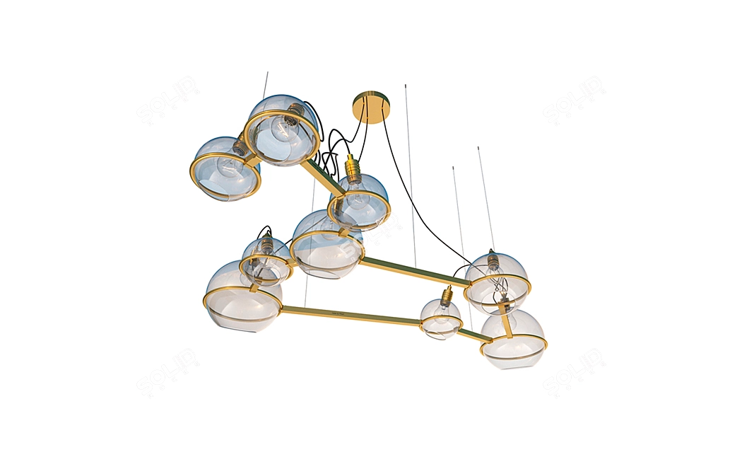 Celestial Leo Chandelier | 20897 3D model image 5