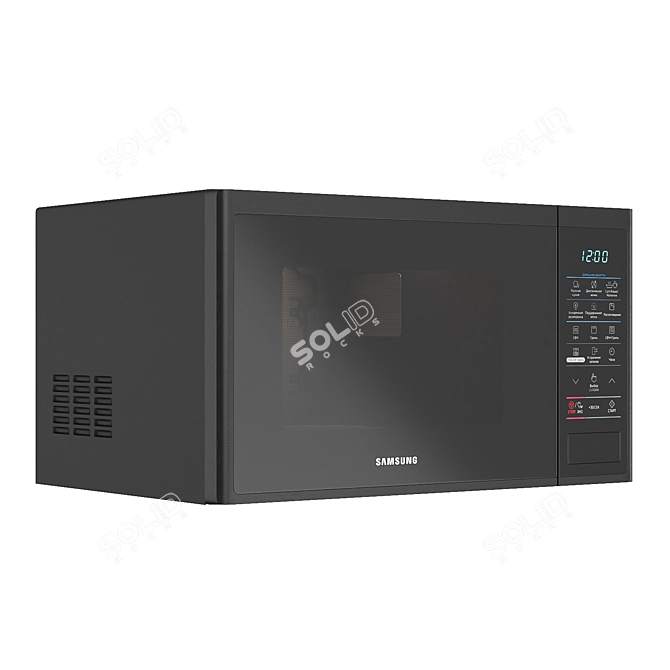 Sleek Samsung Microwave MG23J5133AK 3D model image 2