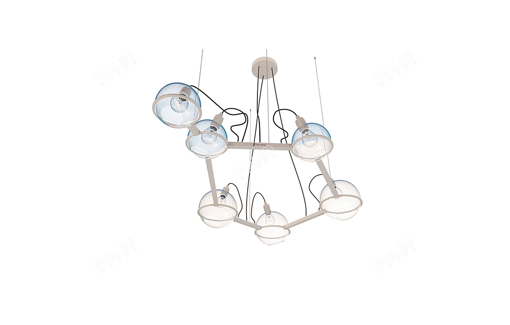 Celestial Libra Chandelier: Art. 20899 by Pikartlights 3D model image 4