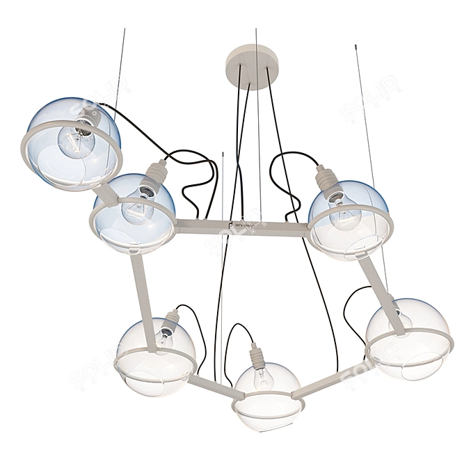 Celestial Libra Chandelier: Art. 20899 by Pikartlights 3D model image 9