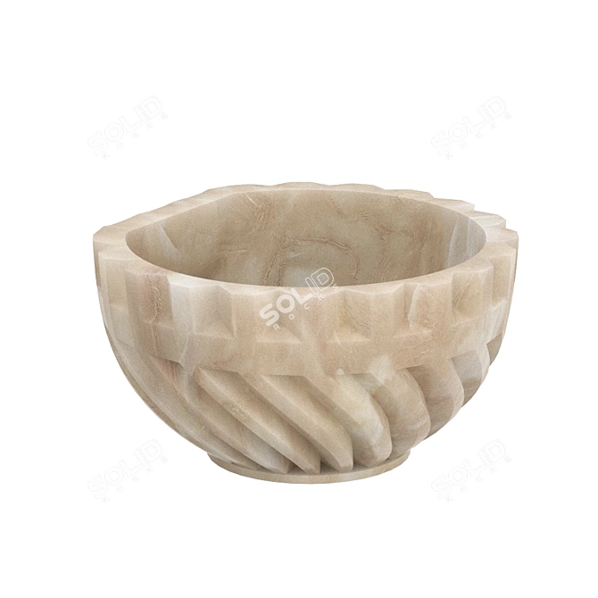 OM Kurna Marble KM77: Elegant and Durable 3D model image 1