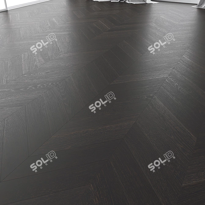 Premium Oak Parquet Set 3D model image 3