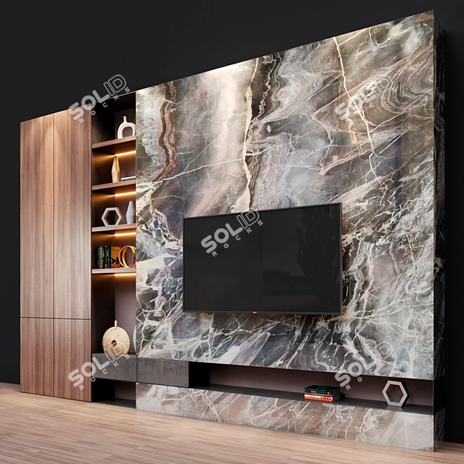Zona 46 TV - Sleek and Spacious 3D model image 2
