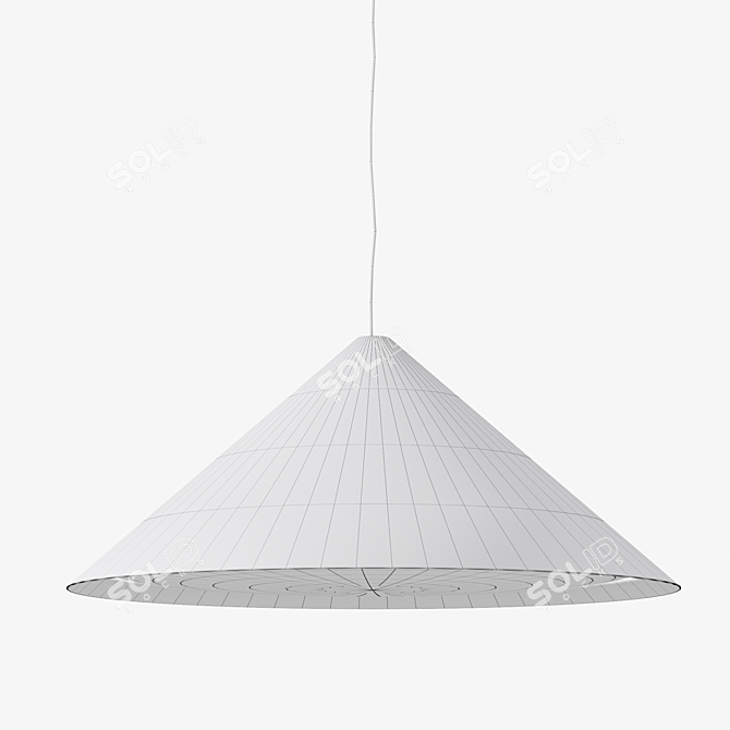 Elegant KEGLEN Pendant Lamp 3D model image 2