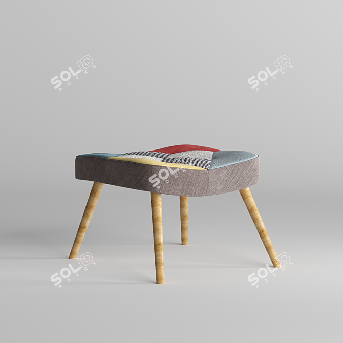 Cozy Hygge Chair 3D model image 5