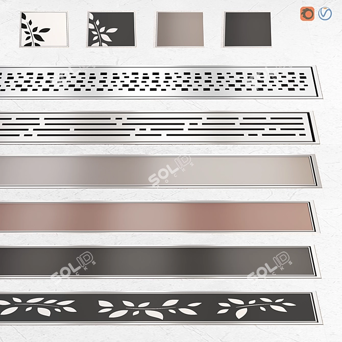 ACO Shower Drains and Channels 3D model image 1
