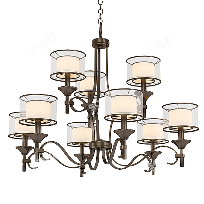 Modern Chandeliers Collection 3D model image 3