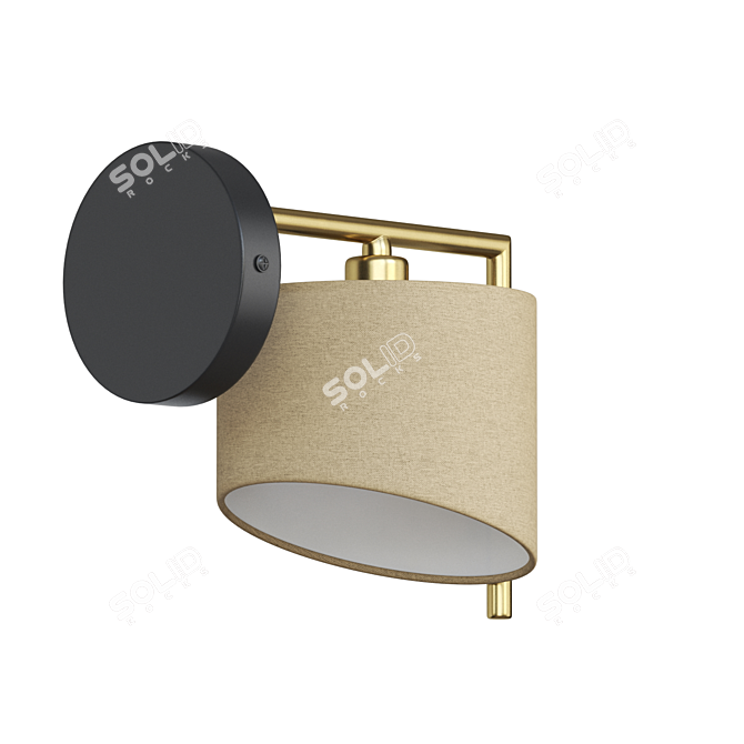 Elegant GANS WALL Sconce 3D model image 3