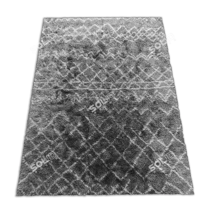 Luxe Fur Freda Rug: 160 x 230 cm 3D model image 4