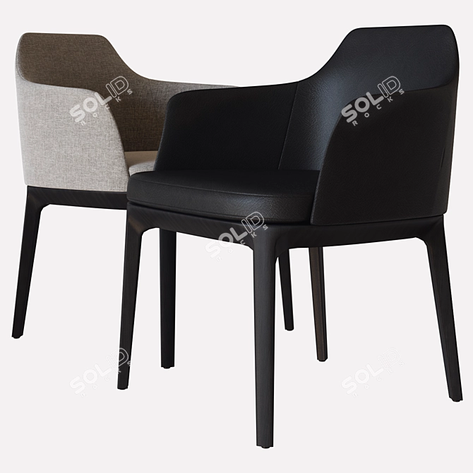 Sophie Chair: Poliform Design 3D model image 1